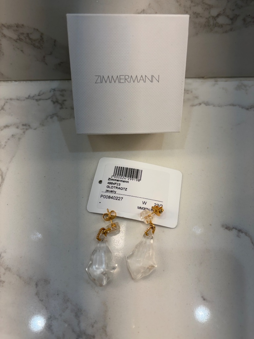 Zimmermann crystal chandelier earrings - Picture 6 of 9